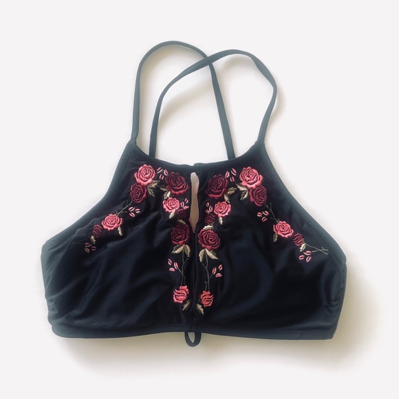 Xhilaration Other - L Xhilaration Target Embroidered Bikini Top NWOT
